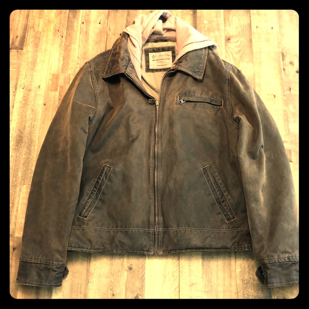 COLUMBIA FAUX LEATHER JACKET